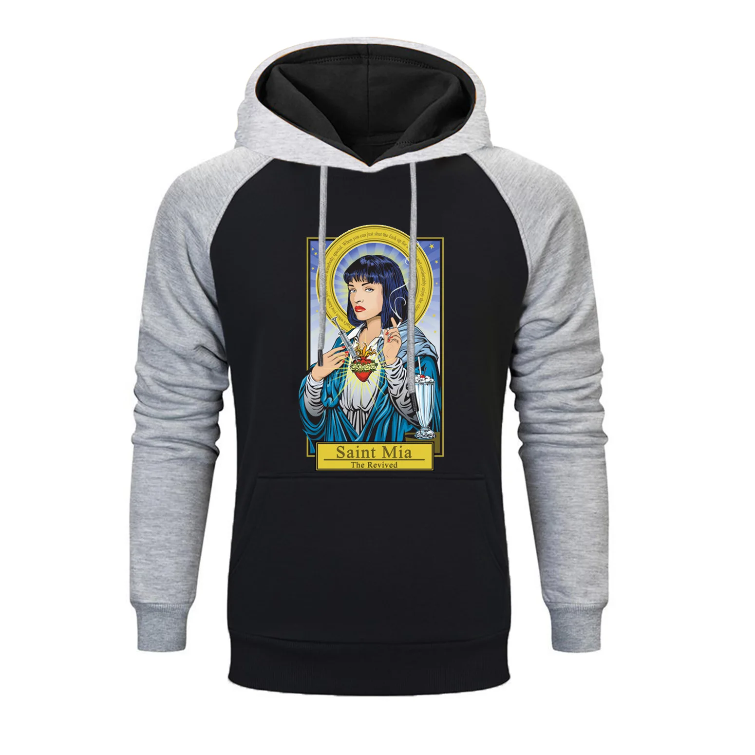 2019 мужские хлопковые флисовые толстовки криминальной фантастики свитшоты в