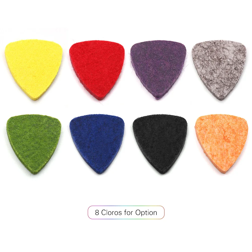 Миниатюрная гитара укулеле Палочки Красочный мягкий войлок медиатор 3 мм Толщина