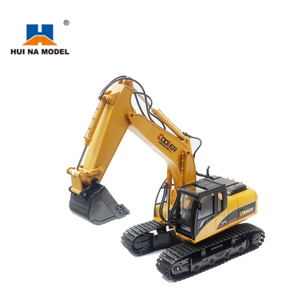 Huina 1350 15 Channel 2.4g 1/14 Rc Excavator Charging 1:14 Car With Battery Rtg Children Best Toys | Игрушки и хобби