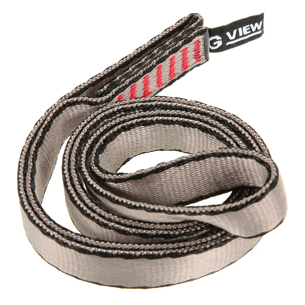 

23KN 16mm 60cm/2ft Rope Runner Webbing Sling Flat Strap Belt for Mountaineering Rock Climbing Caving Rappelling Rescue