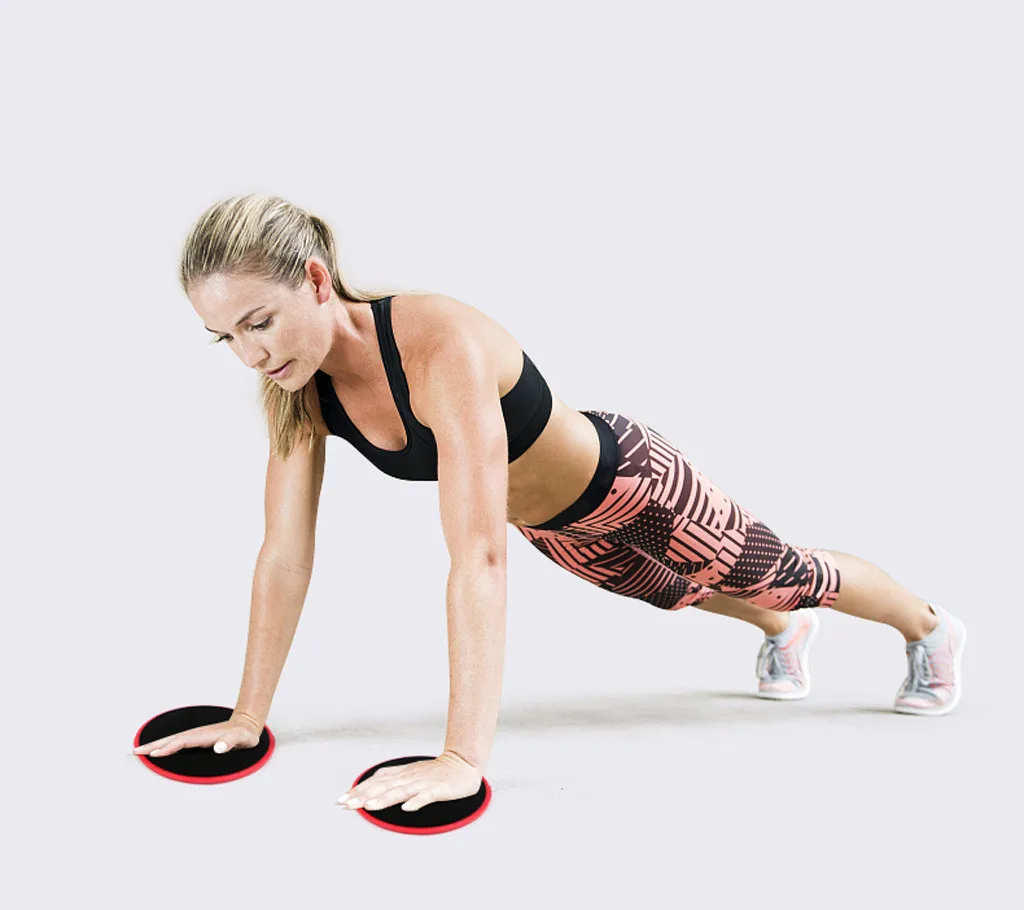 2 шт./компл. спортивные упражнения скользящие диски использовать на деревянных