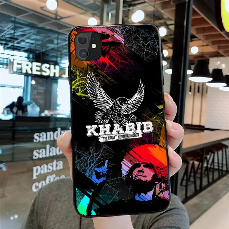 Чехол khabib nurmagomedov time для iphone 13 12 11 Pro Max Mini XS 8 7 6 6S Plus X 5S SE 2020 XR | Мобильные телефоны и