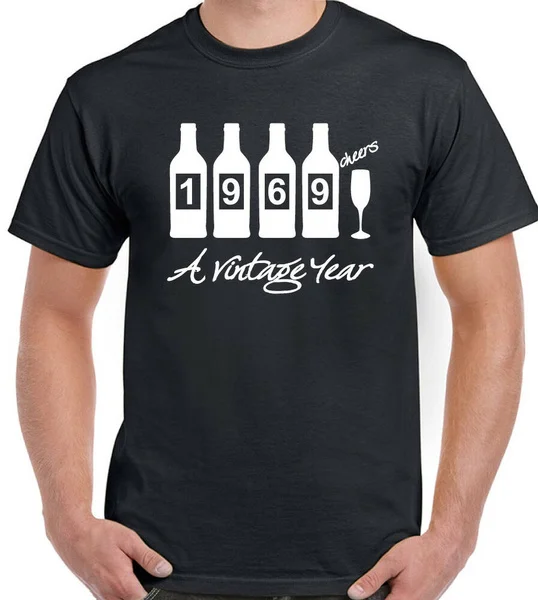 

Bottles 1969 Mens Funny 51st Birthday T-Shirt 51 Year Old Gift Present