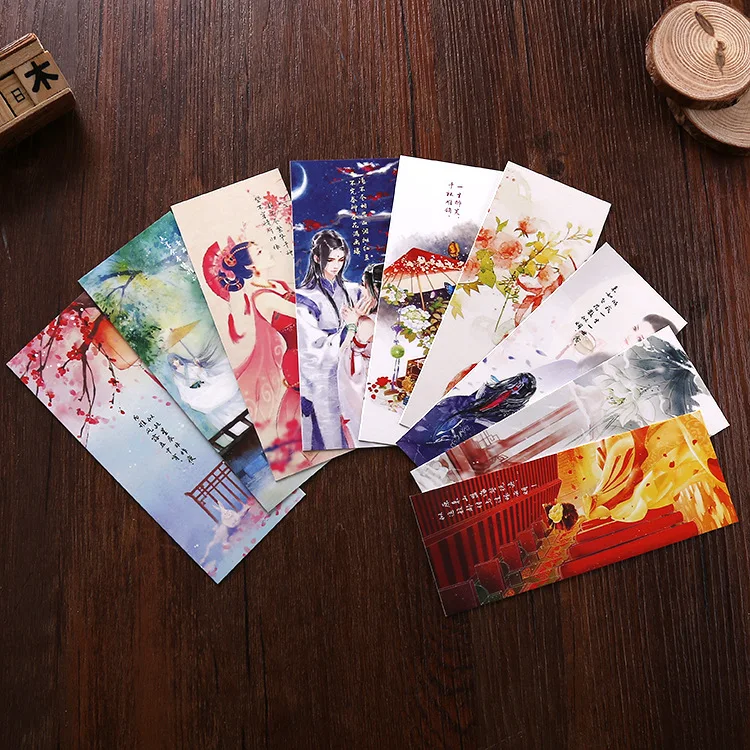 30 шт./компл. закладки в китайском традиционном стиле красочная милая Бумажная
