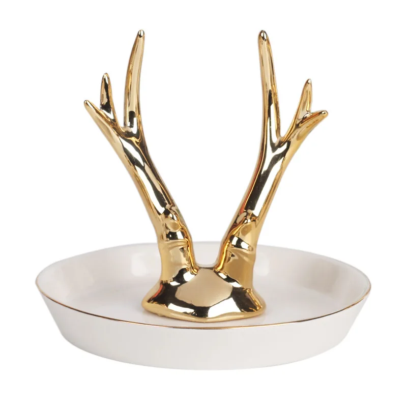 Кольцо Единорог держатель керамические украшения блюдо брелок подставка