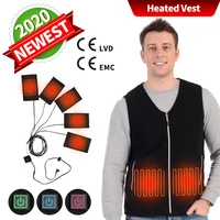 mens heating jacket fleece vest woman electric usb jacket hunting fever vest 2020 waistcoat without battery for winter fishing