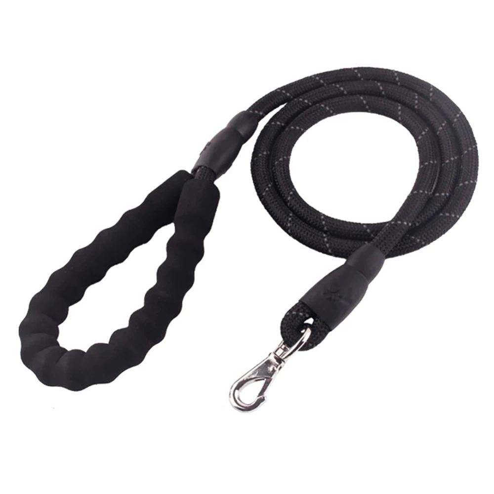 Поводок для домашних животных светоотражающий прочный поводок собак 1 5 м длинный
