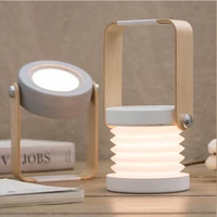 multifunction foldable led night light usb rechargeable table lamp portable dimmable light for indoor lighting outdoor camping