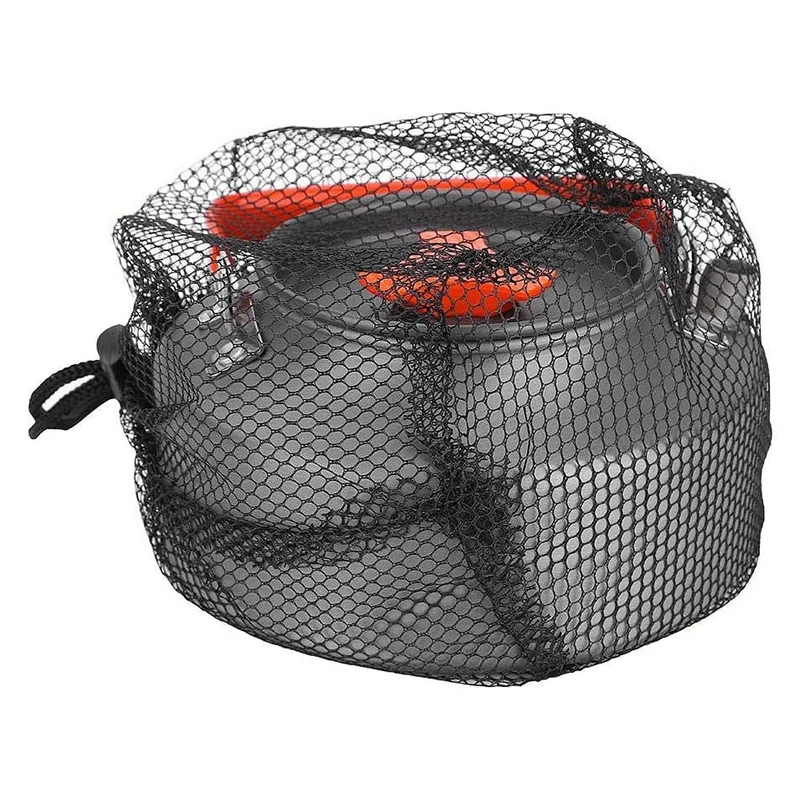 

Hot 1.6L Camping Kettle Outdoor Coffee Kettle Camping Tableware Travel Tableware Outdoor Picnic Set (Orange)