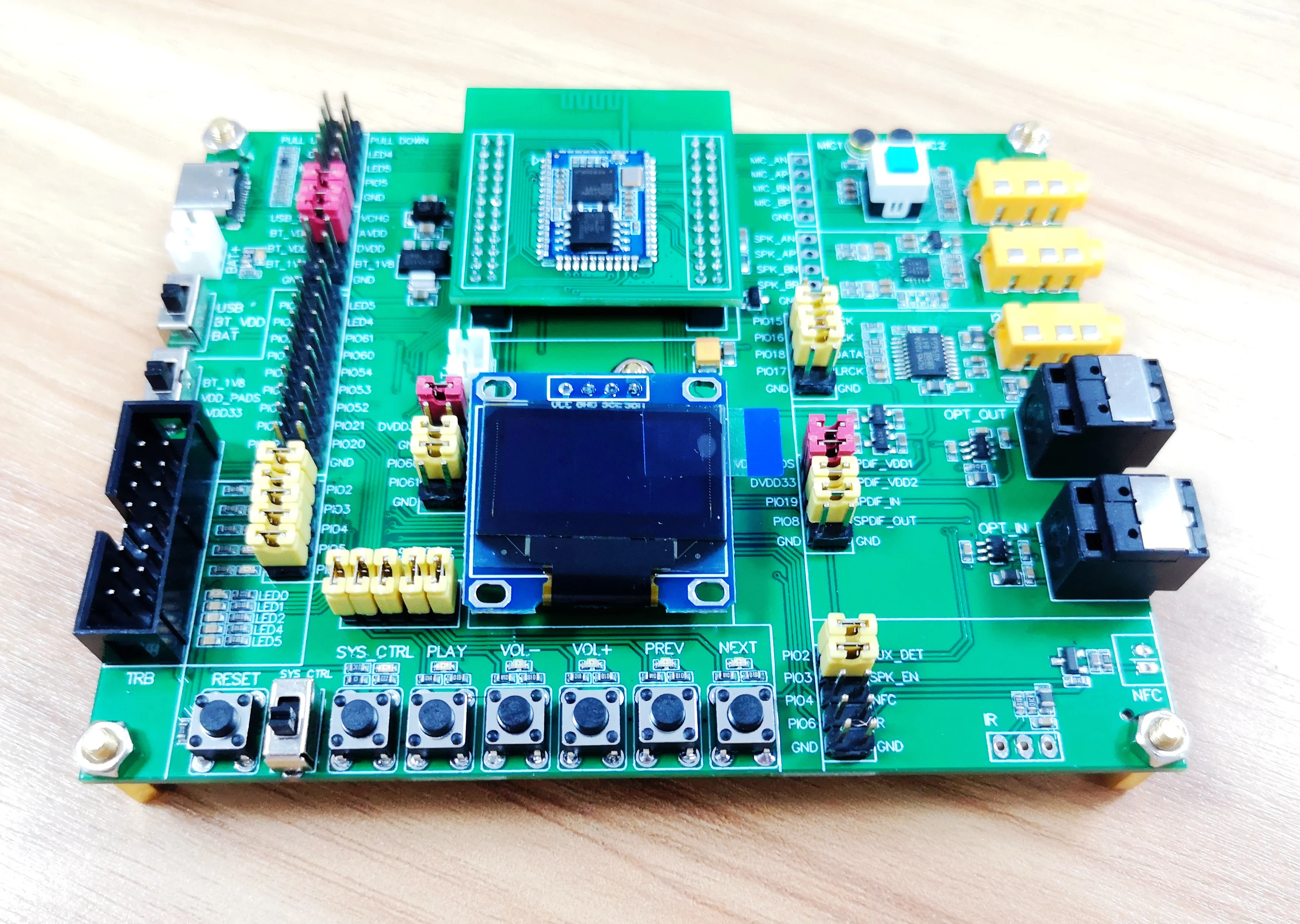 CSR8670 CSR8675, tablero de desarrollo de Bluetooth, simulaci&oacute;n de depuraci&oacute;n, demostraci&oacute;n de aprendizaje-1