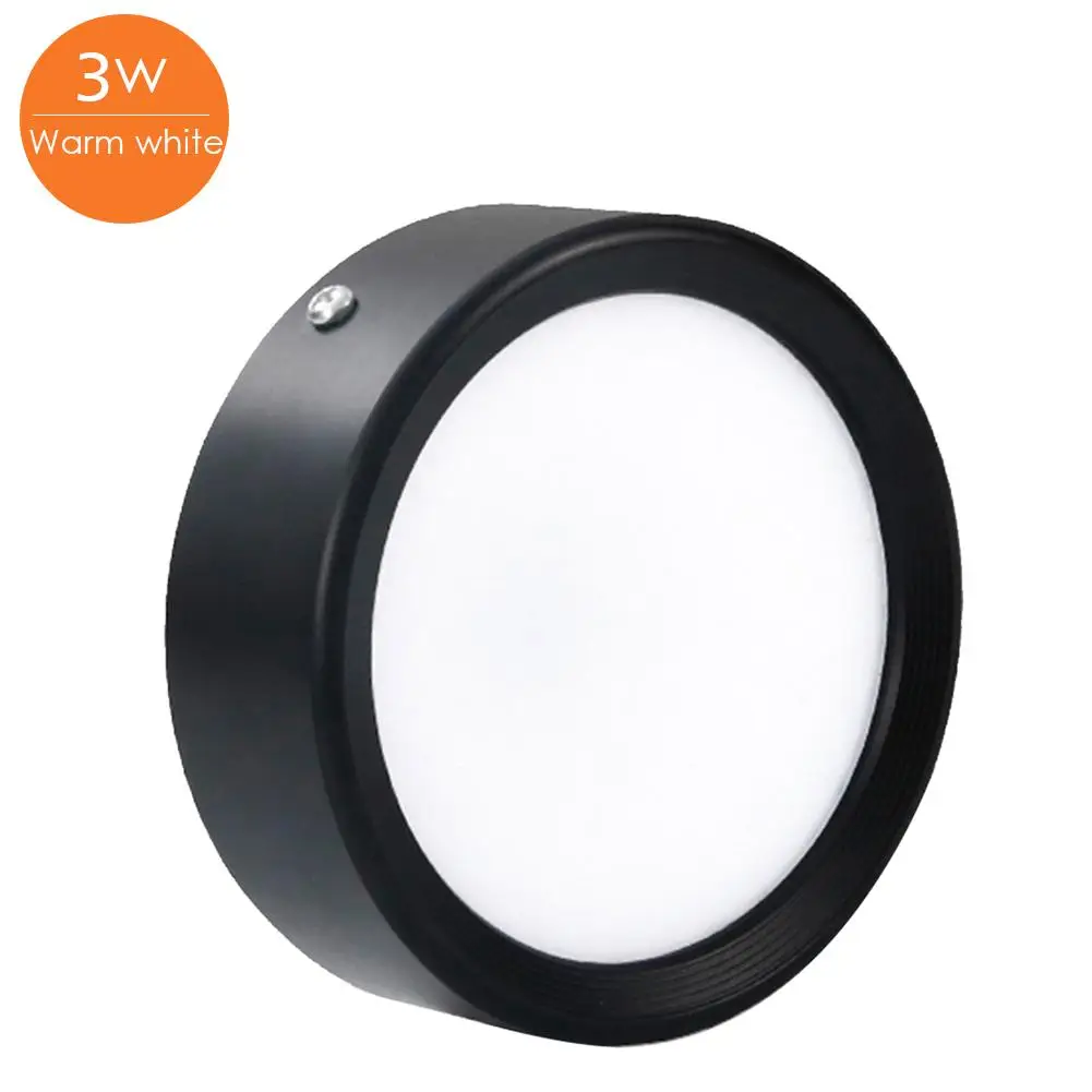 

3W LED Surface Ceiling Lamp Ultra-thin Wall Mounted Downlight Lamp Simple Elegant for Mini Wine Cabinet Micro Counter Corridor