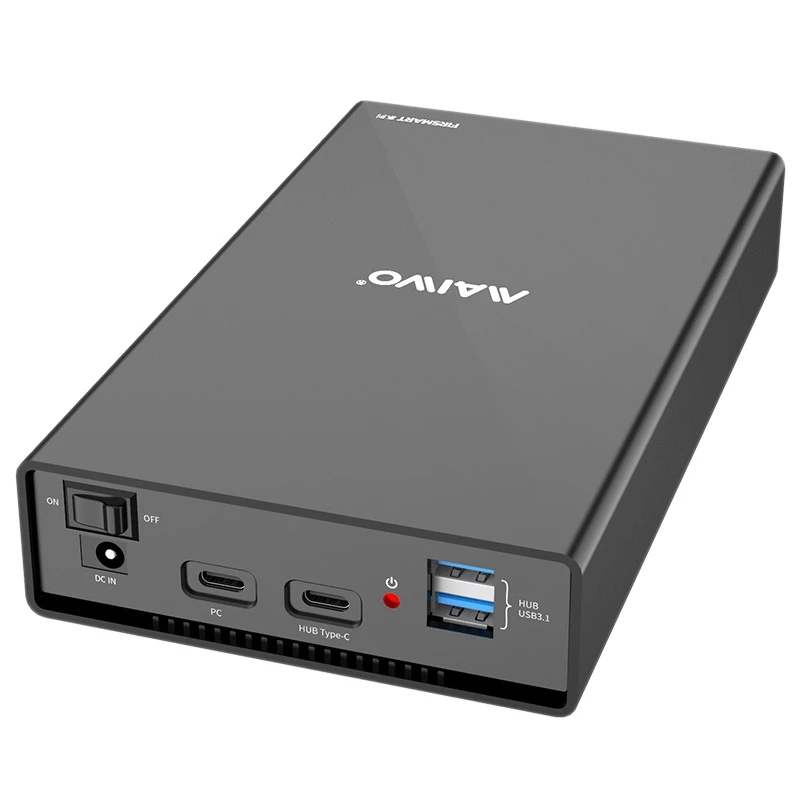 

MAIWO K3527CH 3.5Inch External Serial Port Box of Desktop Type-C Hard Disk Case Serial Port Box Hard Disk Case for Pc(US Plug)