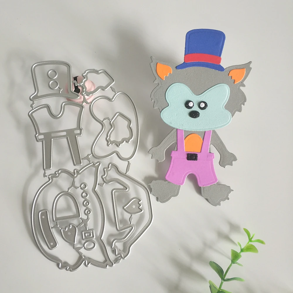 

New and exquisite wolf metal cutting dies DIY scrapbooking embossed card photo album decoration handmade crafts