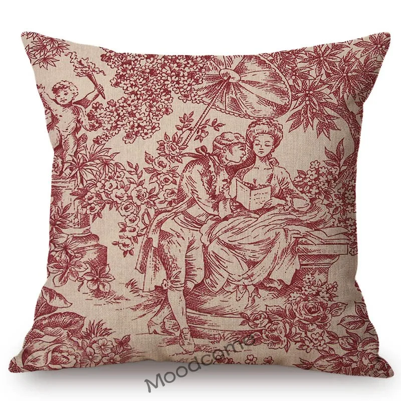 Традиционный классический французский фон с рисунком темно-синий элегантный