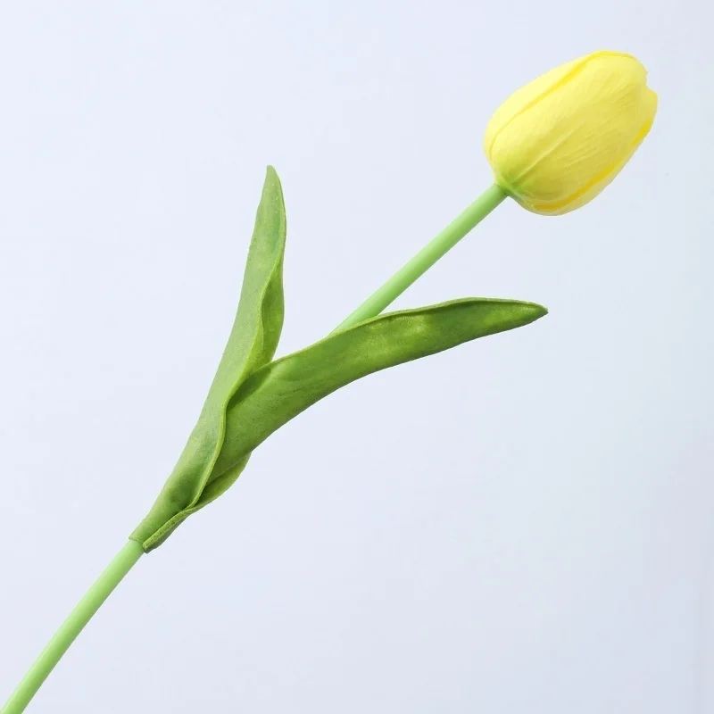

Single Stem Artificial Tulips Flowers Real Touch PU Bouquet Party Wedding Home Decor Fake Flowers Fake Plants Love Gift
