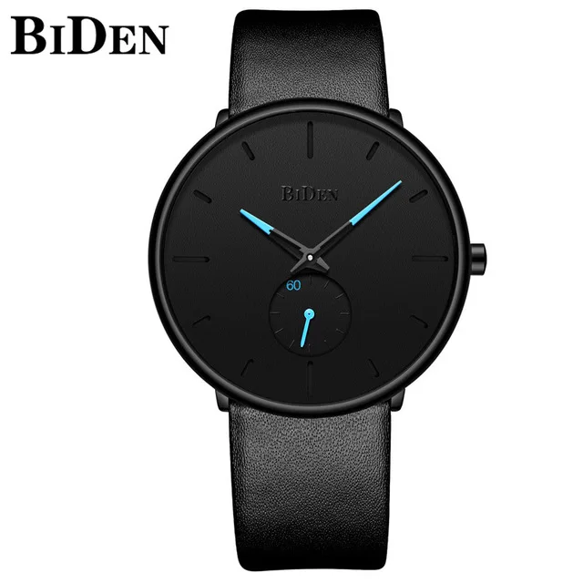 Color 13 Reloj Hombre BIDEN Top Brand Luxury Men Watches Waterproof Ultra Thin Date Wrist Watch Male Mesh Strap Casual Quartz Clock - Цвет: Color 13
