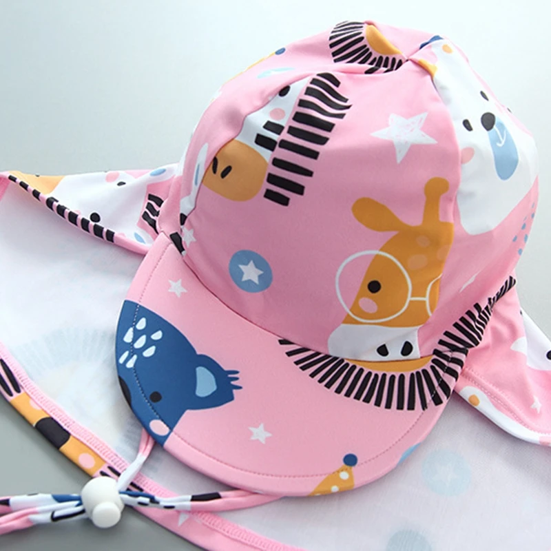 Baby Bathing Suit Boy Girl Kids One Piece Swimsuit for Children with Hat UPF50 UV Protection Girls Swimwear Beach Swimming Wear images - 6