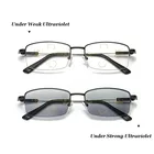 Очки для чтения для мужчин и женщин, многофокальные прогрессивные титановые очки-хамелеоны, снимающие напряжение с глаз, фотохромные очки для дальнозоркости