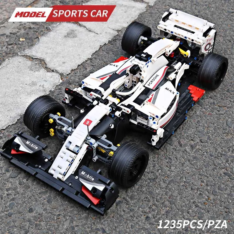 Форма KING 13117 Technic RC F1 гоночный автомобиль строительные блоки кирпичи образование