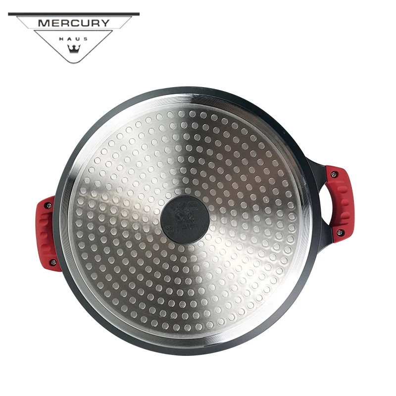 12 шт. антипригарные алюминиевые кухонные кастрюли с мраморным покрытием|Наборы