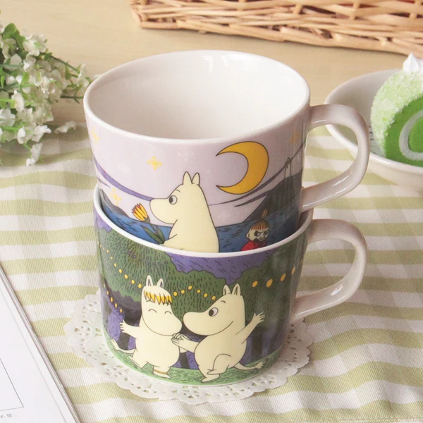 Фарфоровая чашка с изображением из мультфильма MOOMIN