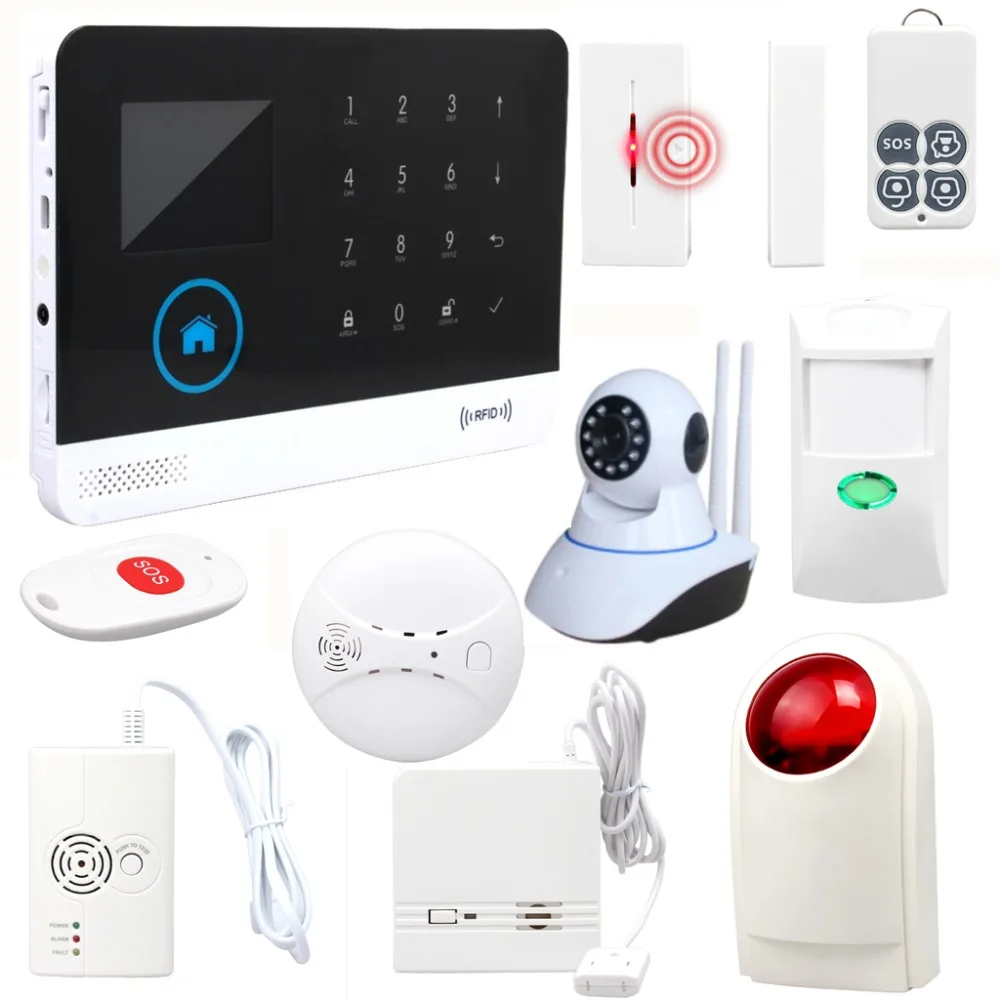 

The Best Smart Home WiFi GSM Wireless Security Alarm Systems With IP Camera