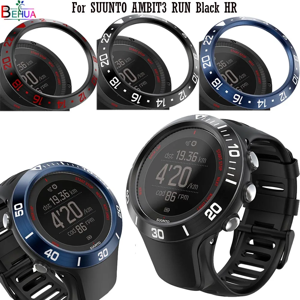 Защитный чехол из нержавеющей стали для SUUNTO AMBIT3 RUN Black HR|Ремешки часов| |