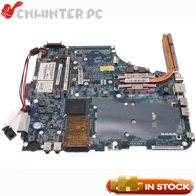 

NOKOTION K000055770 K000055760 For Toshiba Satellite A200 A205 Laptop Motherboard ISKAA LA-3481P intel 965GM DDR2