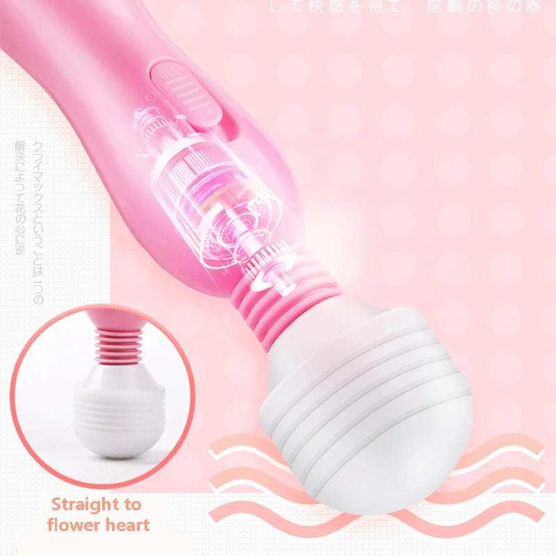 AV многочастотный вибратор Стимулятор точки G секс-игрушка для женщин вращение на