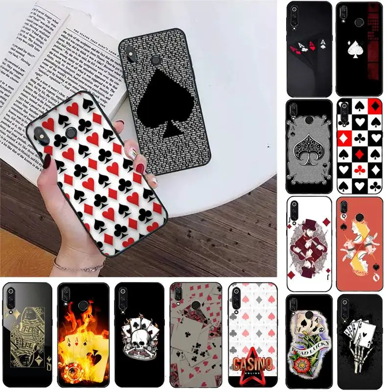

Poker Phone Case For Redmi K20 4X GO for Redmi 6pro 7 7A 6 6A 8 5plus note 9 pro Capa