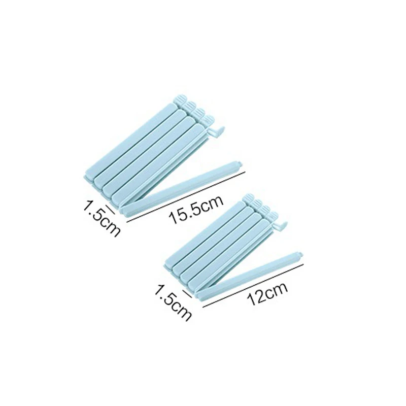 

5pcs Portable New Kitchen Storage Food Snack Seal Sealing Bag Clips Sealer Clamp Plastic Tool Kitchen Accessories GYH