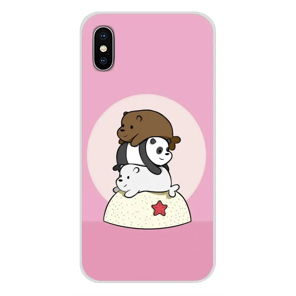 Аксессуары чехлы для телефонов Huawei Y5 Y6 Y7 Y9 Prime Pro GR3 GR5 2017 2018 2019 Y3II Y5II Y6II Kawaii Bear