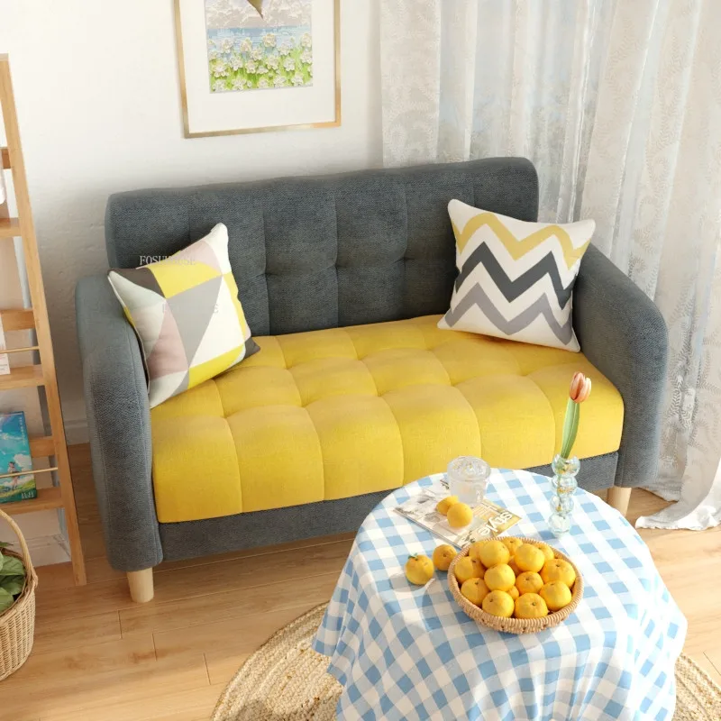 Диваны для маленькой квартиры в скандинавском стиле домашняя мебель современное