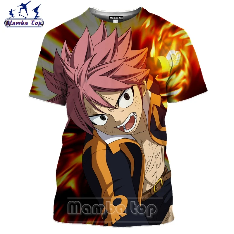 Топ Mamba для мужчин и женщин Мужская футболка с 3D принтом комиксов Феи хвост Венди