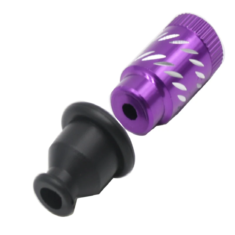 1Pc Rubber Mouth Metal Smoking Pipe Mini Snuff Bottle Tobacco Weeds wholesale Portable Accessories 4 Style | Дом и сад
