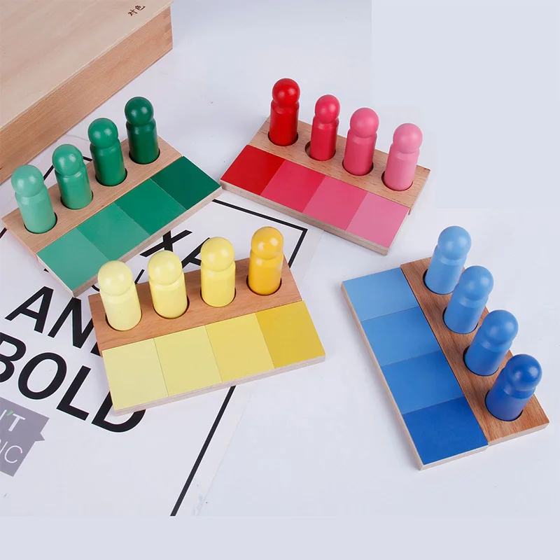 

Kids Toys Montessori Color Resemblance Sorting Task Wood Small Version Toys for Children Sensorial Toy Early Learning Toys