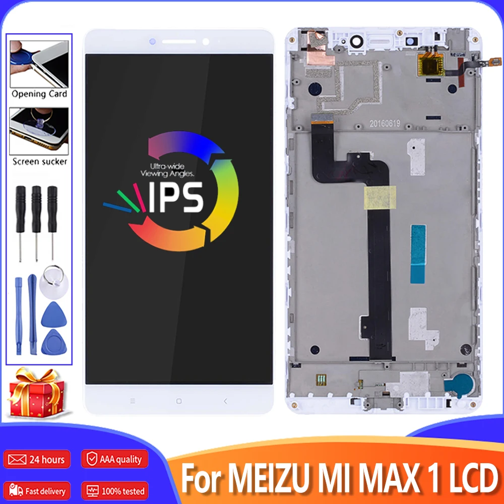 6 44 &quotОригинальный ЖК дигитайзер для Xiaomi Mi MAX 1 дисплей сенсорный экран сменный