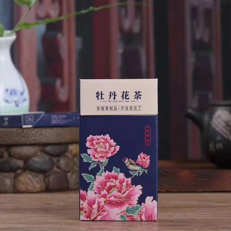 Лидер продаж пион чай сигарета тонкий здоровые сигареты для мужчин и женщин без