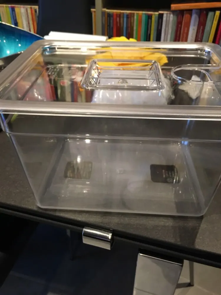 Контейнер Су вид с крышкой бак для воды 11 л баночка циркулятора кулинарная