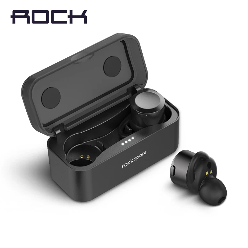 ROCK TWS True беспроводные bluetooth-наушники 4,1 версия мини-наушники-вкладыши стерео звук с микрофоном зарядная коробка для наушников для iPhone Xiaomi