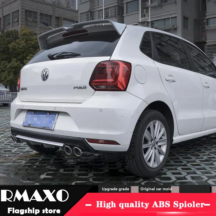 For Volkswagen POLO Spoiler 2011-2016 High Quality ABS Material Car Rear Wing Primer Color | Автомобили и мотоциклы