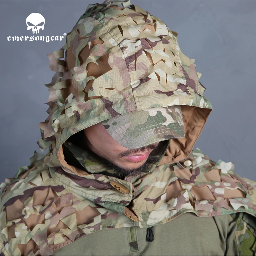 Emersongear Emerson тактический боевой охотничий штурмовой Ghillie костюм легкий скрытный Снайпер одежда камуфляж маскирование