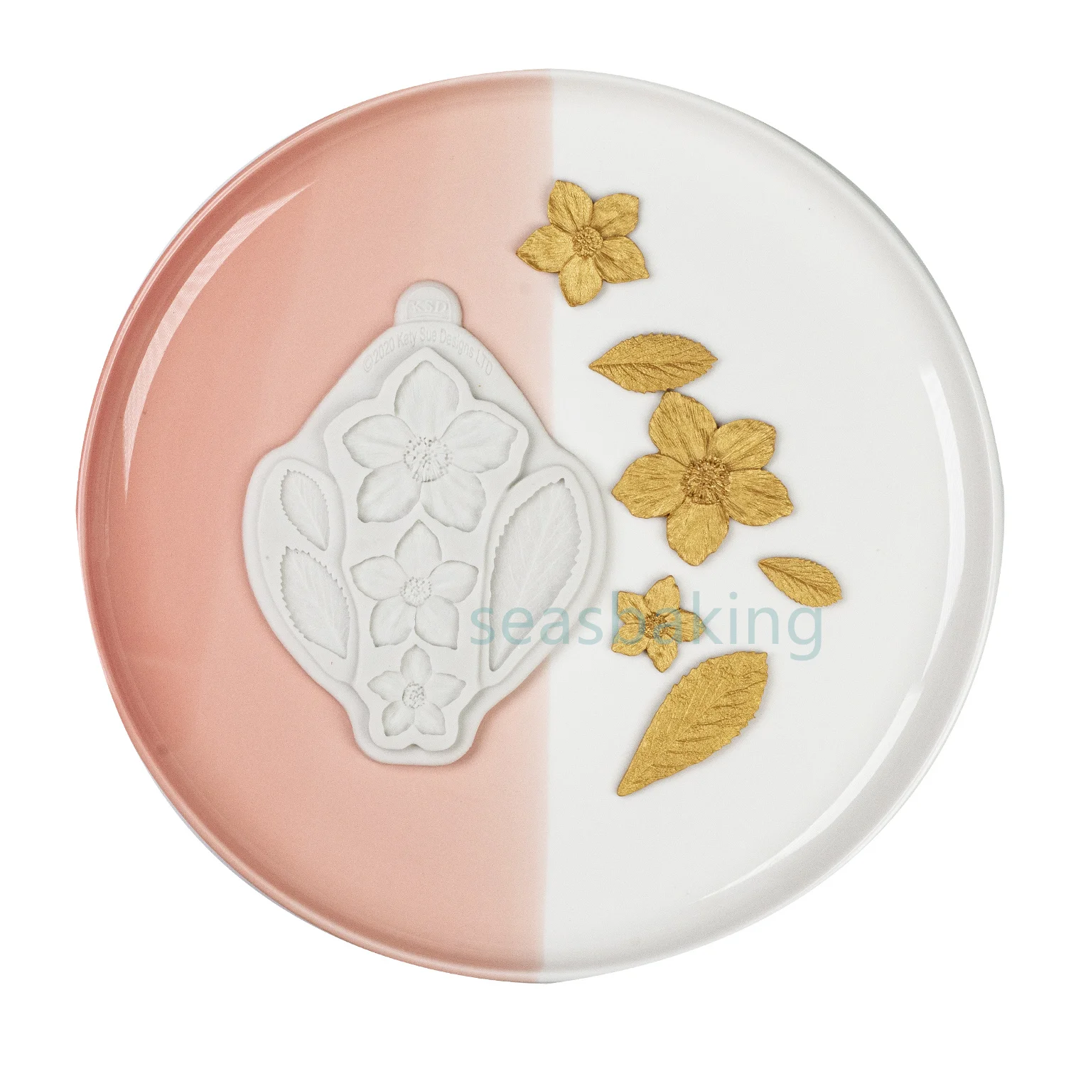 Мультяшные цветы и листья силиконовое мыло для помадки 3D желе конфеты шоколад