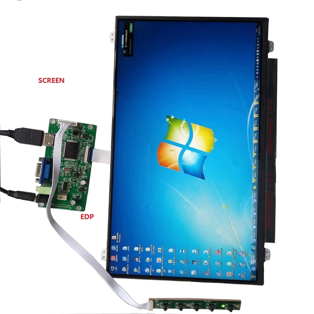 

Для raspberry pi X360 17,3 дюймов IPS B173Han01.0 ЖК-светодиодный Светодиодная панель с комплектом драйвера EDP плата контроллера VGA Аудио светодиодный