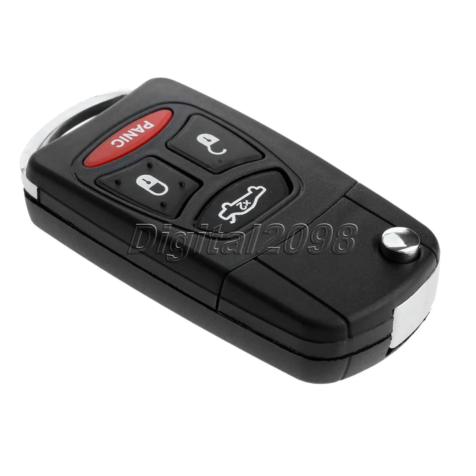 Yetaha Сменный Чехол для дистанционного ключа Fob складной откидной открывания