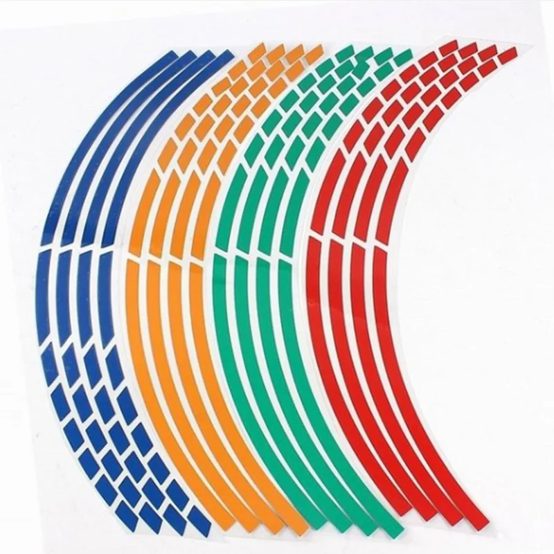 16 полосок автомобильный Стайлинг наклейка на шину мотоцикла обод автомобиля