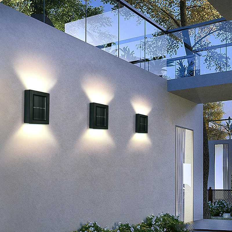 

Outdoor Solar Lamp LED Solar Light Wall Street Light Lamp Solar Powered Sunlight IP65 Waterproof Solar Lamp Garden Decorative