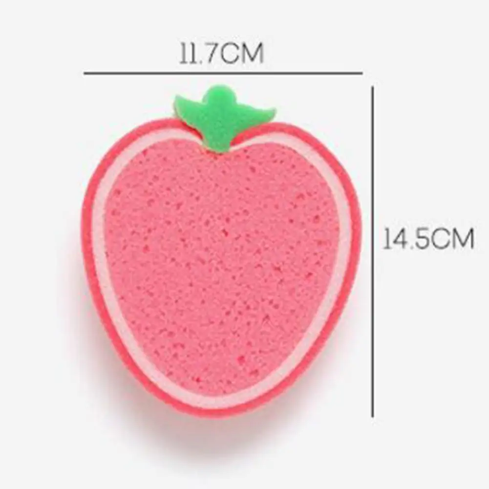 Studyset милая форма в виде фруктов Губка из микрофибры Очищающая прокладка чистящая