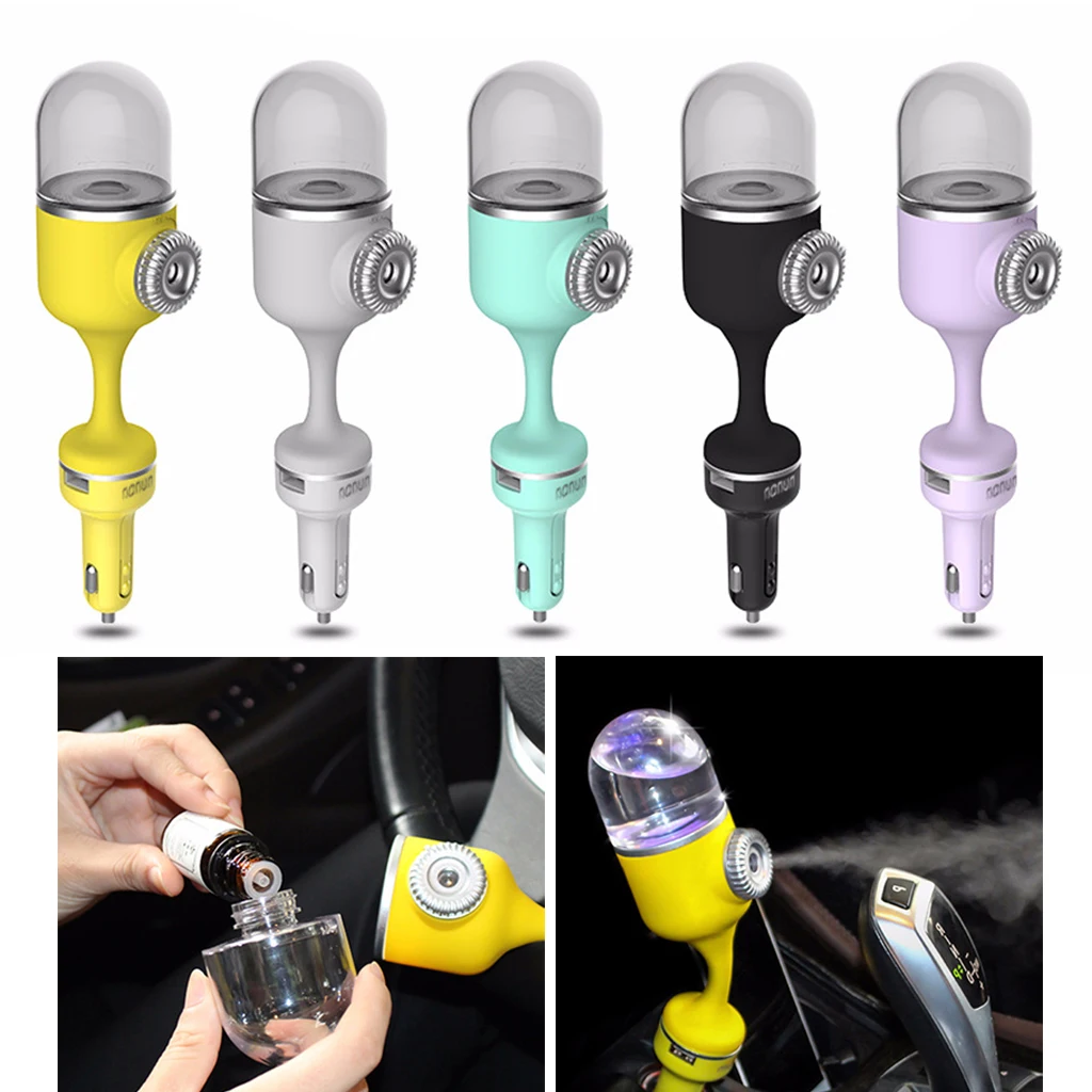Мини Портативный Автомобильный увлажнитель воздуха очиститель распылитель пара