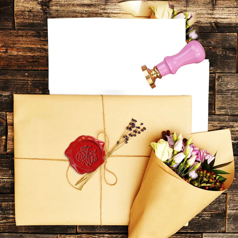 Красочный воск комплект печатей для свадебные конверты подаропосылка упаковка